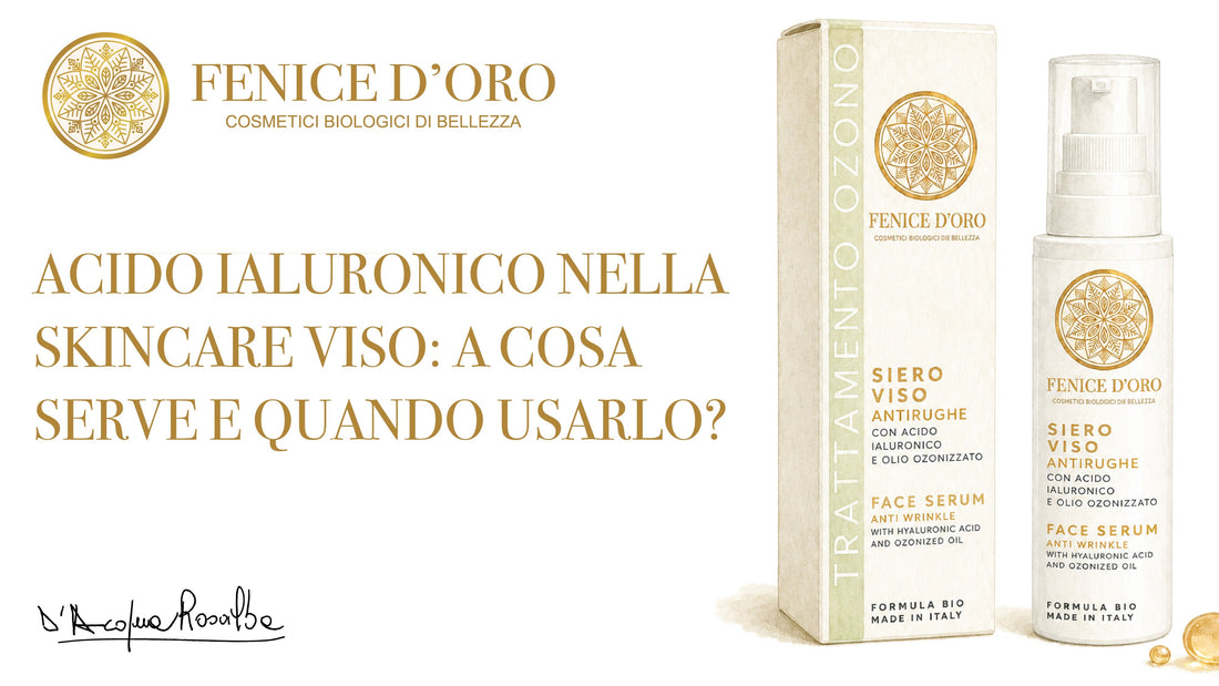 Acido ialuronico nella skincare viso: a cosa serve e quando usarlo?