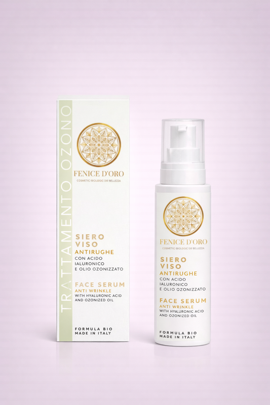 Siero Viso Antirughe con Acido Ialuronico e Olio Ozonizzato