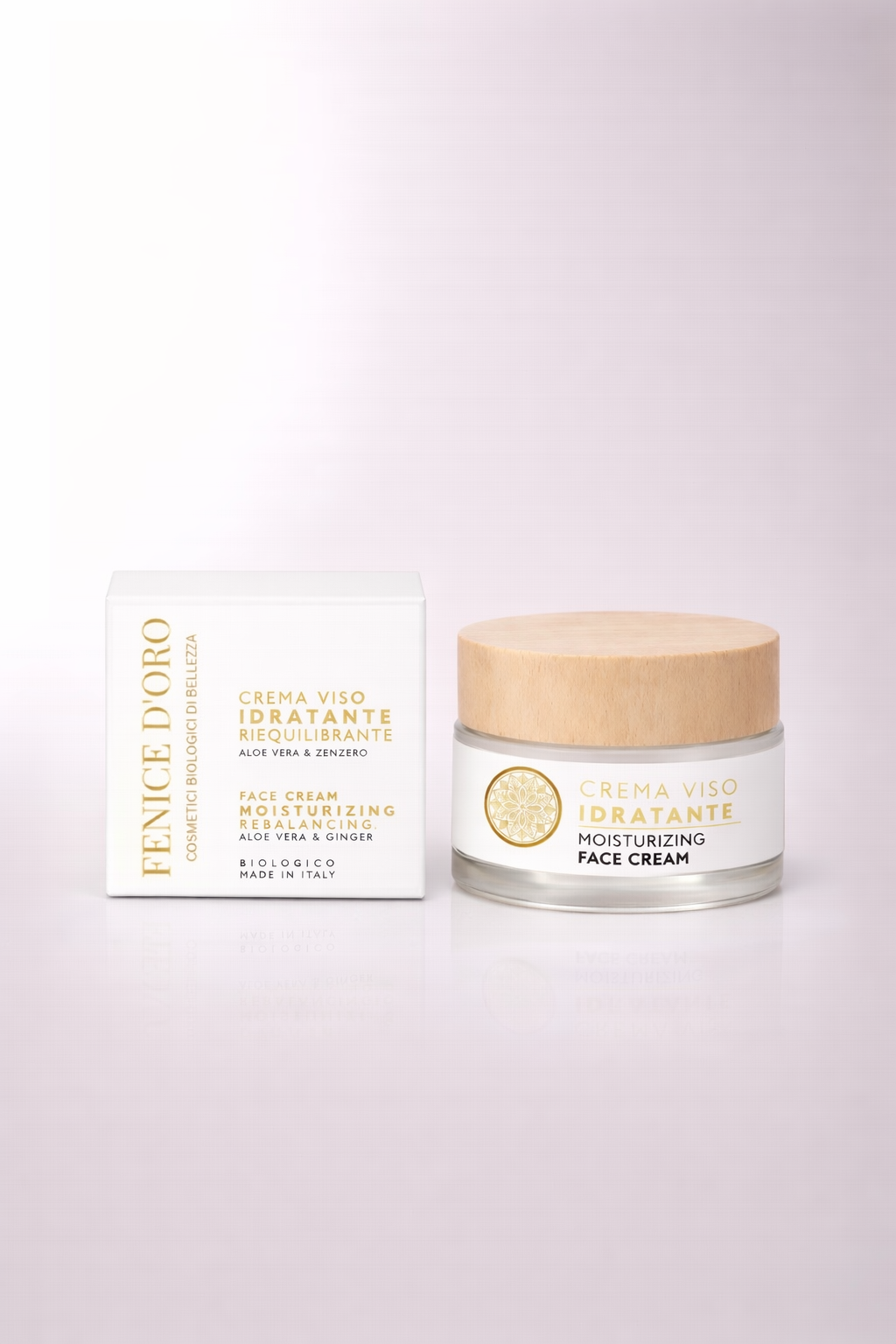 Crema Viso Idratante Riequilibrante - Aloe Vera & Zenzero