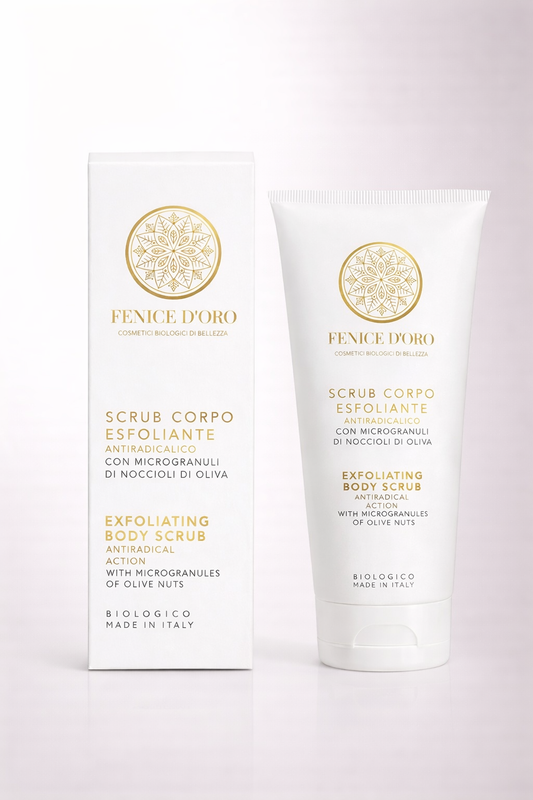Scrub Corpo Esfoliante Antiradicalico - Noccioli di Oliva