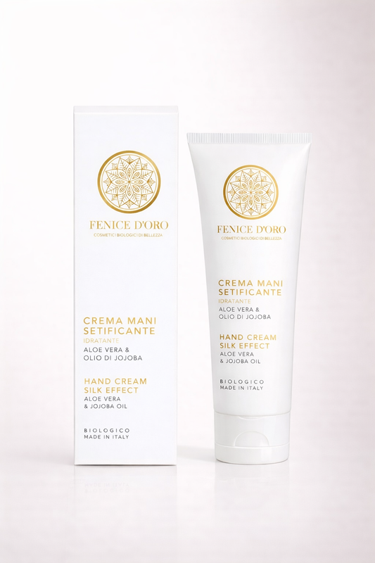 Crema Mani Setificante Idratante - Aloe Vera & Olio di Jojoba